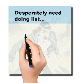 切実に片付けなきゃならないリスト　〜怠け者のためのユーモア〜 ノートパッド