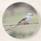 切後につかれたFlycatcherのコースター コースター (正面)