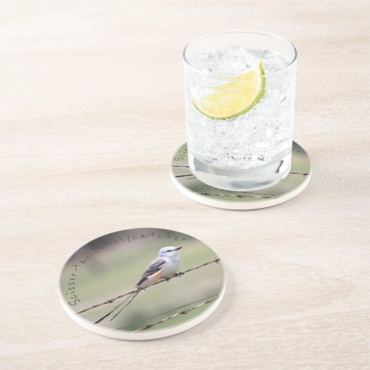 切後につかれたFlycatcherのコースター コースター (側面)