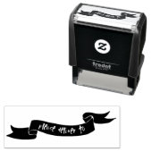 切手に渡して下さい セルフインキングスタンプ (インサイチュ)