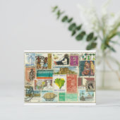 切手をテーマにしたポストカード ポストカード (スタンド正面)