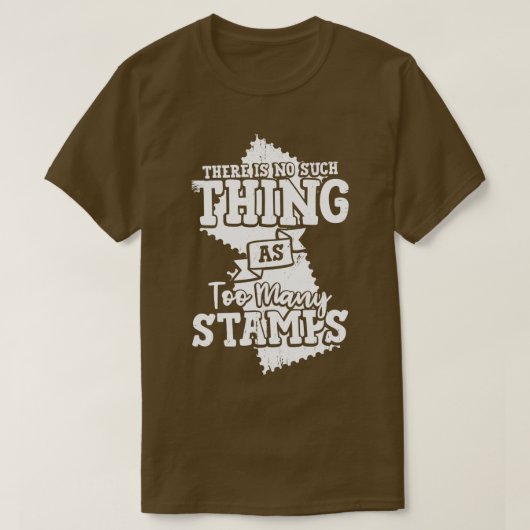 切手を集めるコレクターPhilatelistギフト Tシャツ (デザイン正面)
