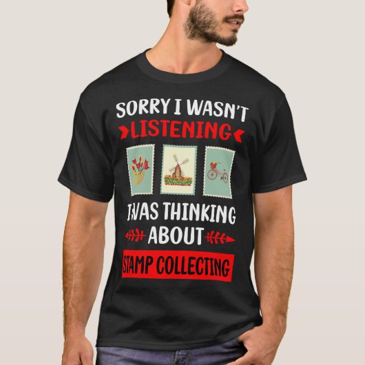 切手を集める切手Philately Philatelist Tシャツ (正面)