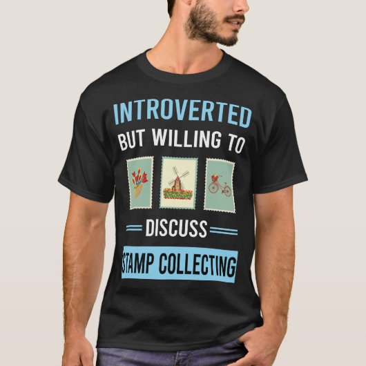 切手を集める切手Philately Philatelist Tシャツ (正面)
