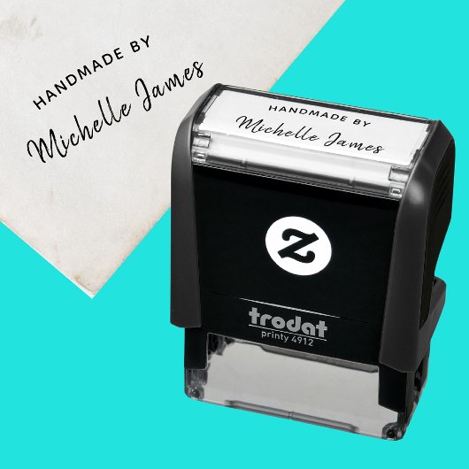 切手カスタムによる手作り セルフインキングスタンプ