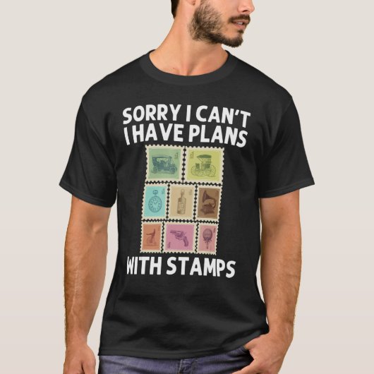 切手カッコいい女子男性へ切手P回収 Tシャツ (正面)