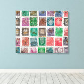 切手キャンバス キャンバスプリント (インサイチュ (ウッドフロア))