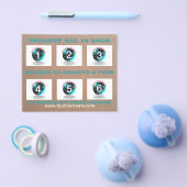 切手クーポン帳 チラシ (シングル)