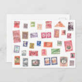 切手コレクションはがき ポストカード (正面/裏面)