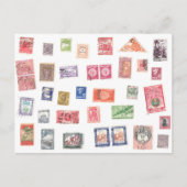 切手コレクションはがき ポストカード (正面)