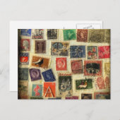 切手コレクションはがき ポストカード (正面/裏面)