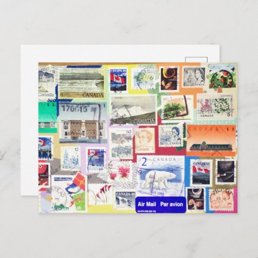 切手コレクション ポストカード (正面/裏面)