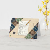 切手ノートカード カード (黄色い花)