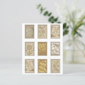 切手フェイクヴィンテージフローラジャーナルEphemera (スタンド正面)