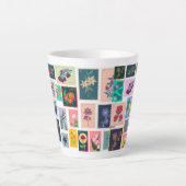 切手ポストマグの遅延 カフェラテマグ (正面)