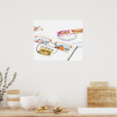 切手ロシアの切手 ポスター (キッチン)