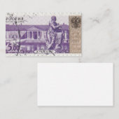 切手ロシアのKuskovo ノートカード (正面/裏面)