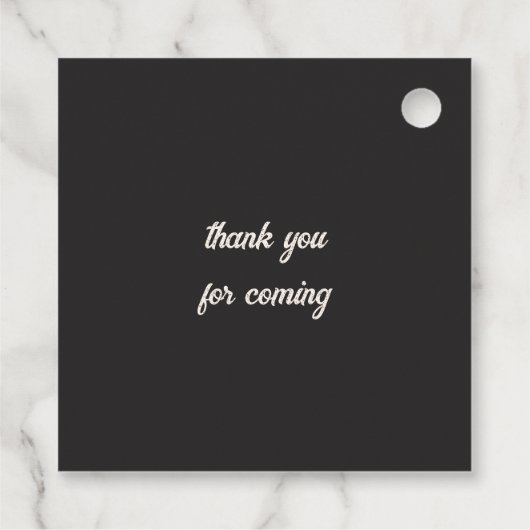 切手不気味ハローウィンパーティ フェイバータグ (裏面)