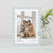 切手写真フレーム クリスマス (スタンド正面)