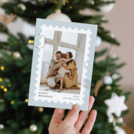 切手写真フレーム クリスマス