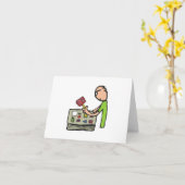 切手収集 カード (黄色い花)