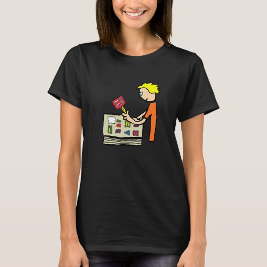 切手収集 Tシャツ (正面)