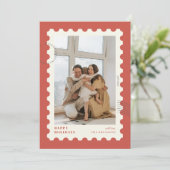 切手 フォト フレーム クリスマス (スタンド正面)