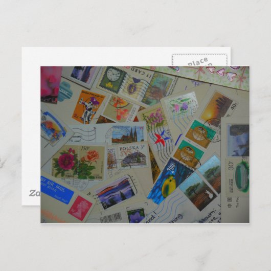 切手 ポストカード (正面/裏面)
