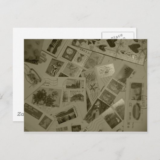 切手 ポストカード (正面/裏面)