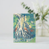 切振の滝(広重) ポストカード (スタンド正面)