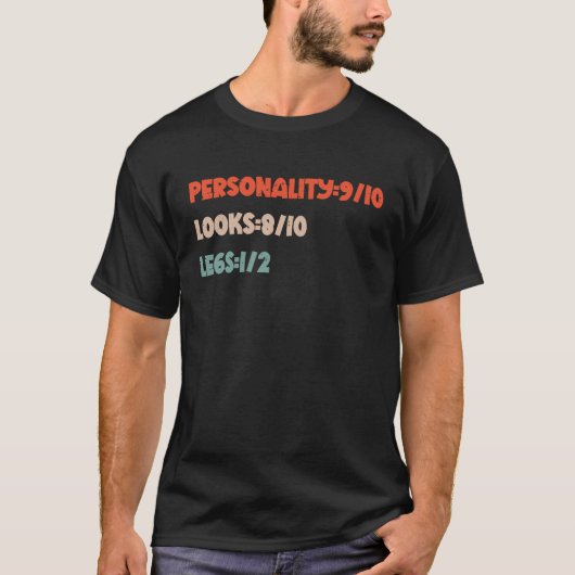 切断おもしろい切断 Tシャツ (正面)