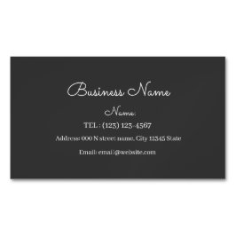 切断されたシンプル名刺 マグネット名刺