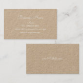 切断されたシンプル名刺 名刺 (正面/裏面)