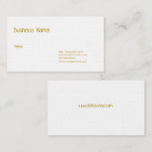 切断されたシンプル名刺 名刺 (正面/裏面)
