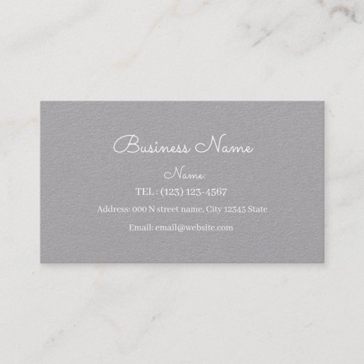 切断されたシンプル名刺 名刺 (正面)