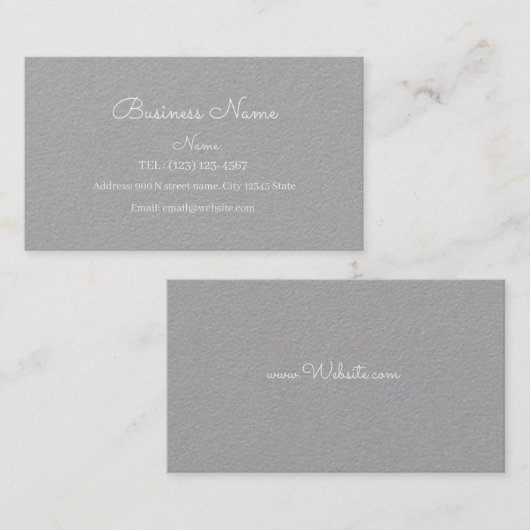 切断されたシンプル名刺 名刺 (正面/裏面)