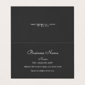 切断されたシンプル名刺 名刺 (外部フラット)