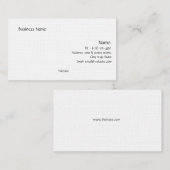 切断されたシンプル名刺 名刺 (正面/裏面)