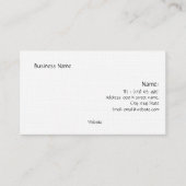 切断されたシンプル名刺 名刺 (正面)