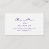 切断されたシンプル名刺 名刺 (正面)