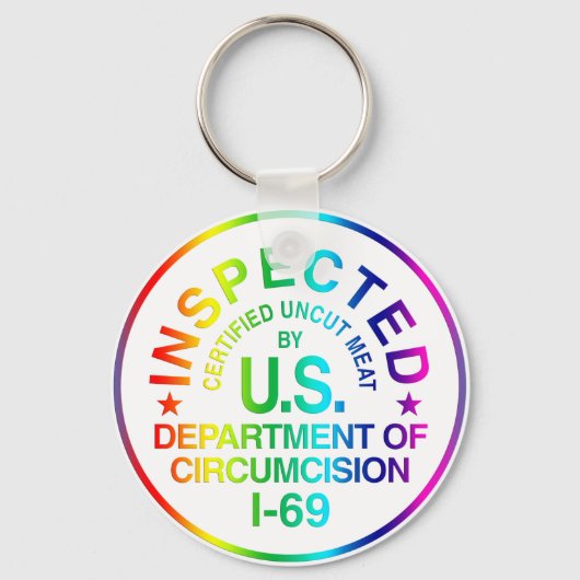 切断しない キーホルダー (正面)