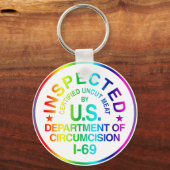 切断しない キーホルダー (正面)