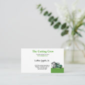 切断の乗組員の名刺のサンプル 名刺 (スタンド正面)