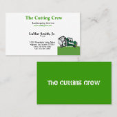 切断の乗組員の名刺のサンプル 名刺 (正面/裏面)