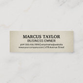 切断ナイフのアイコン スキニー名刺 (裏面)