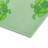 切断ボード – 緑のクラスタ葉 カッティングボード (角)