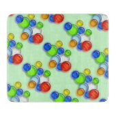 切断ボード-色付き気泡 カッティングボード (正面)