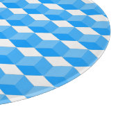 切断ボード- 3次元のブロックパターン カッティングボード (角)