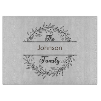 切断モノグラムの板 カッティングボード