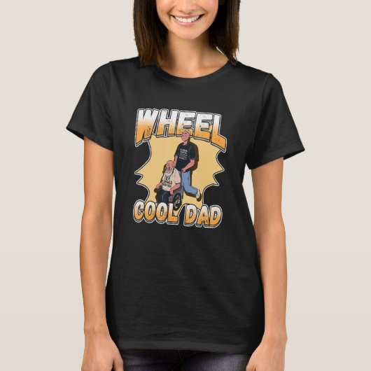 切断生存者のためのハンディキャップ車椅子 Tシャツ (正面)